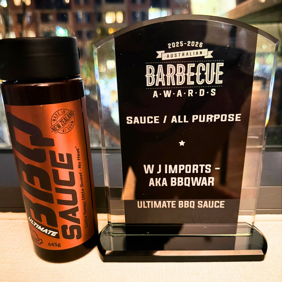 Award Winning Ultimate BBQ Sauce NO1 BBQ Sauce in Australasia (Gluten Free) 445G