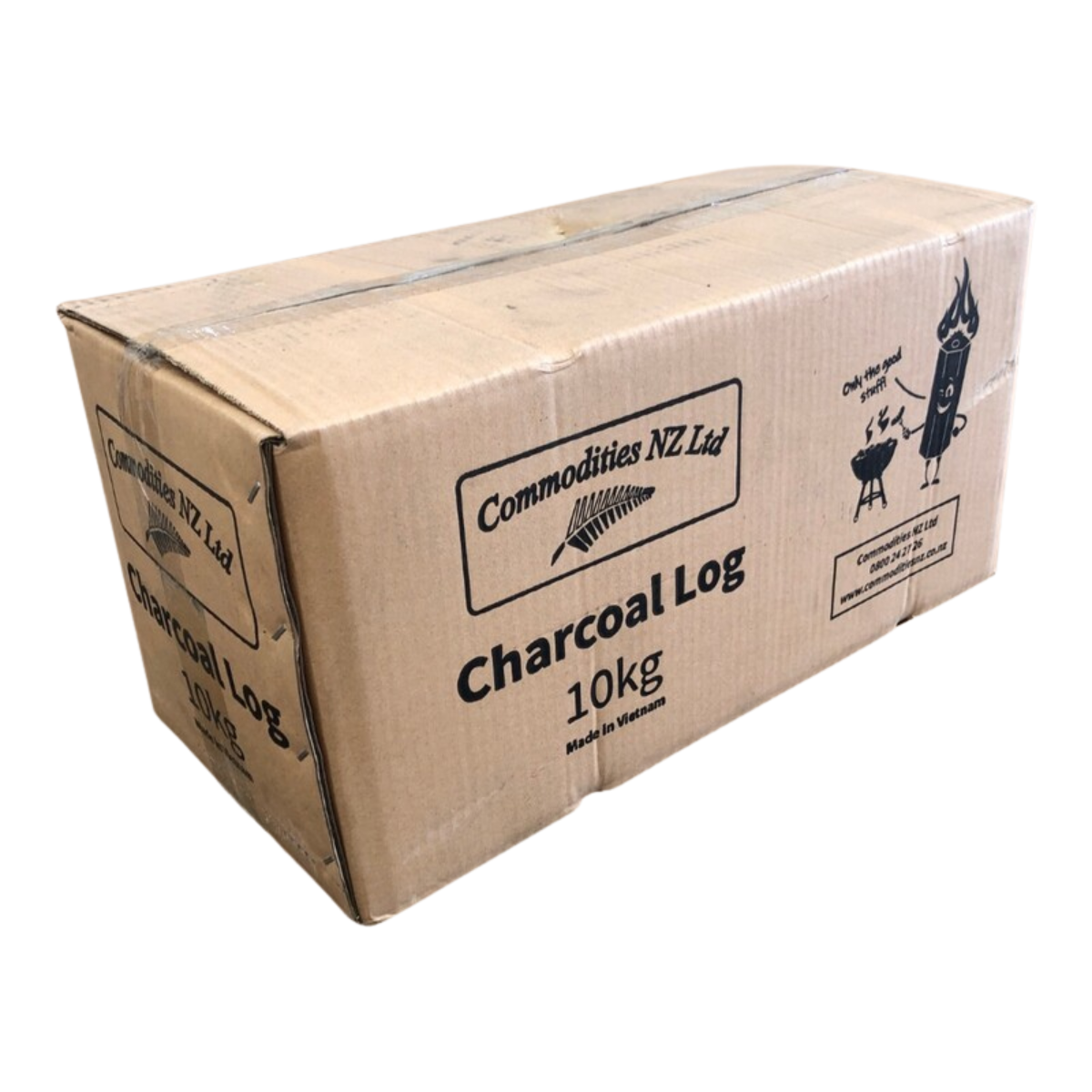 Commodities NZ Charcoal Log 10kg