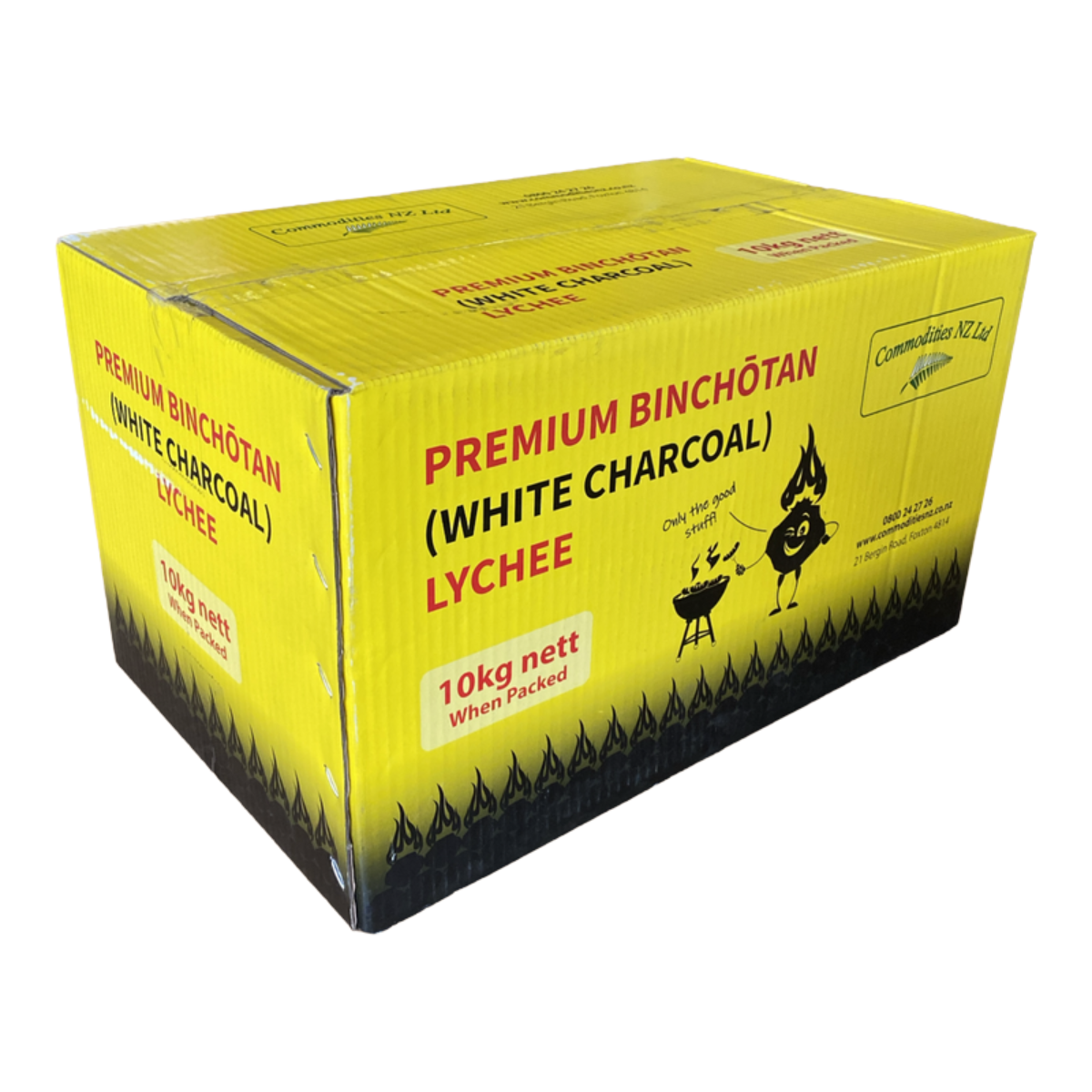 Commodities NZ Binchōtan (White Charcoal) Lychee 10kg