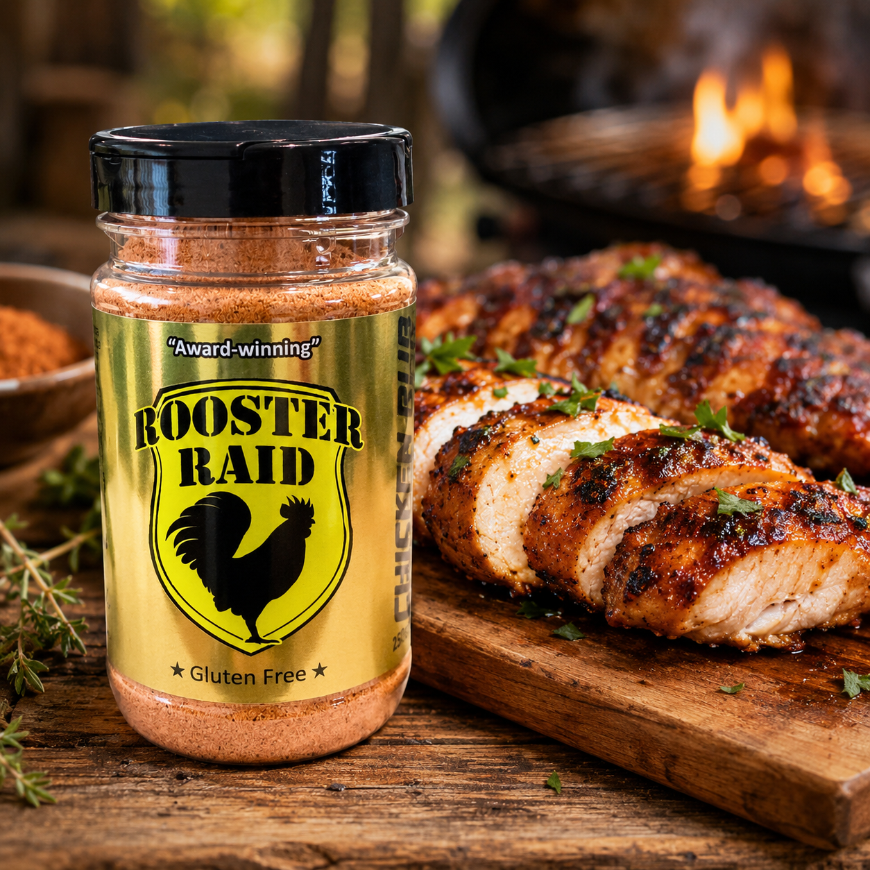 Chicken Rub Rooster Raid (Gluten Free) 250g