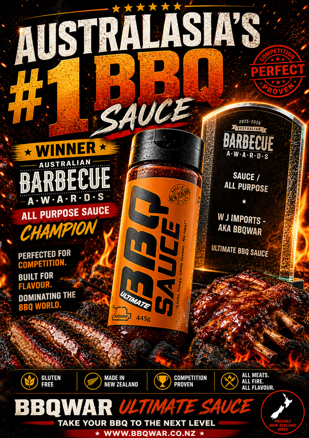 Ultimate BBQ Sauce NO1 BBQ Sauce in Australasia